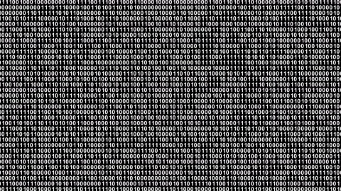 Binary code. Looping footage. Illustration. Stock Footage 123541832