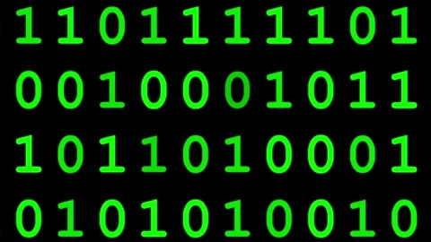 Binary code matrix background for digital theme Stock-Footage 335886346