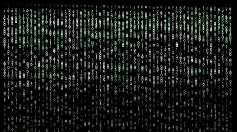 Binary code Matrix style background. Video stock 25928247
