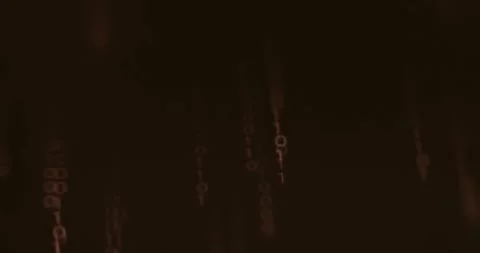 Binary code Matrix style on black background Stock Footage 323373452