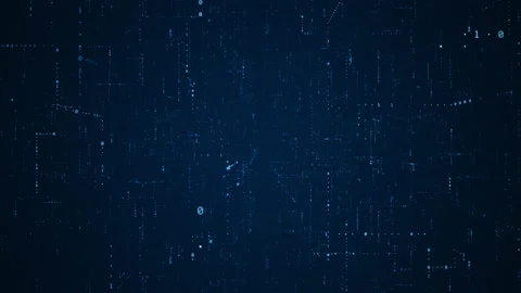 Binary code motion background. Grid, structure of numbers, digits zero and one. Video stock 148514445