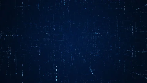 Binary code motion background. Grid, structure of numbers, digits zero and one.  Stock Footage 150066815