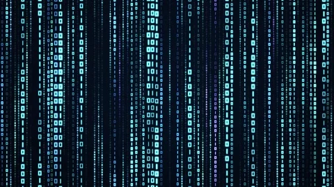 Binary Code Motion Background, Software Promo Loop 4K Vidéo 338157503