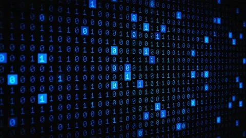 Binary Code numbers Loop  Stock-Footage 200140374