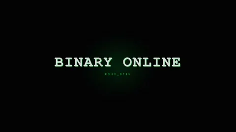 Binary Code Online Digital Data Stream Matrix Glitch Effect Stock Footage 331568251