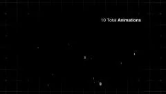 Binary code overlays Stock After Effects