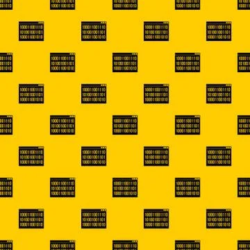 Binary code pattern vector Stock Illustration