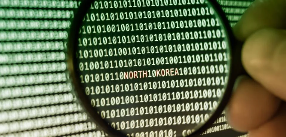 Binary Code Foto stock