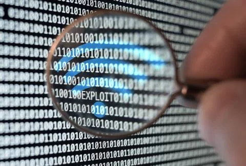 Binary Code 库存照片