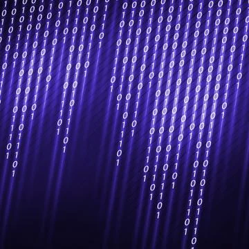 Binary code Foto stock