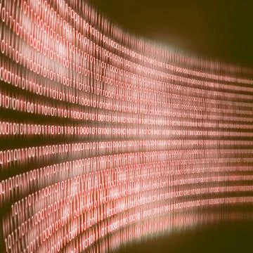 Binary code Foto stock