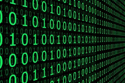 Binary code 写真素材