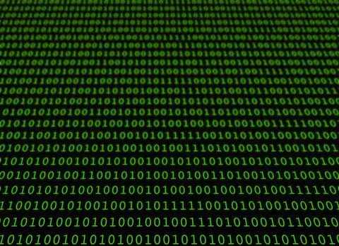 Binary code Foto stock