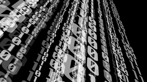 Binary code plays a crucial role in digital communication and the concept Stock Footage 252073277