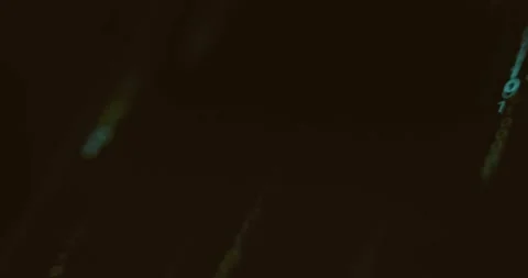 Binary code, rain code of 0 and 1 symbols 動画素材 323373372