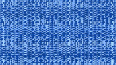 Binary code random numbers Stock Footage 167204484