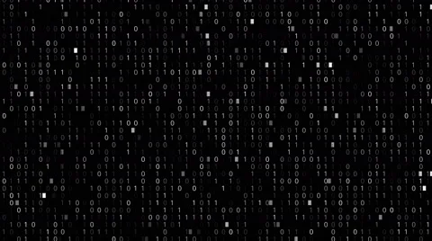 Binary Code Screen Stock Footage 65300447