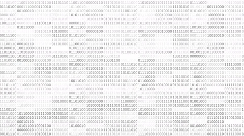 Binary Code Screen Stock Footage 65304639