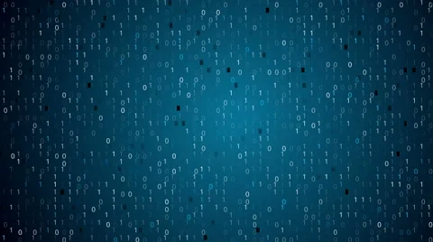 Binary Code Screen Stock Footage 65304867