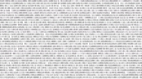 Binary code screen Stock Footage 65424538