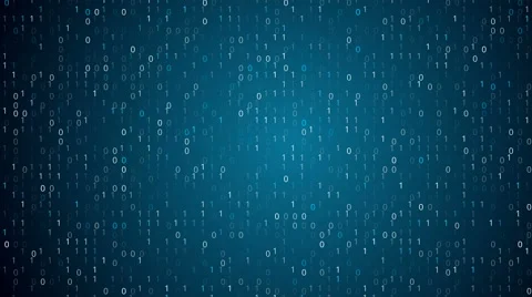 Binary Code Screen Stock Footage 66538316