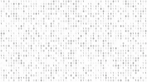 Binary Code Screen Video stock 100058957