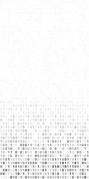 Binary Code Screen Stock Illustration
