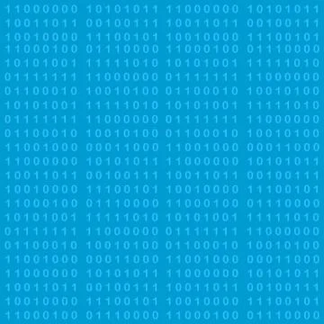 Binary code seamless background イラスト素材