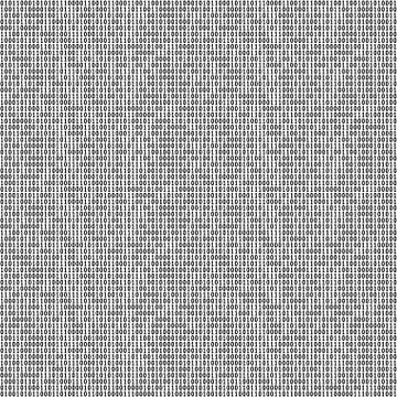 Binary code seamless pattern Stock Illustration