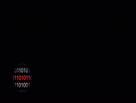 Binary Code Searching Information Video stock 42987571
