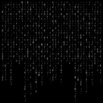 Binary code stream background data vector design Stock Illustration