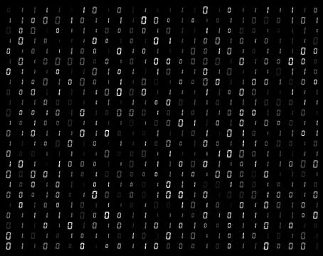 Binary code stream background data vector design Stock Illustration