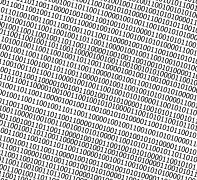 Binary code stream background 스톡 일러스트