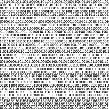 Binary code stream background 스톡 일러스트