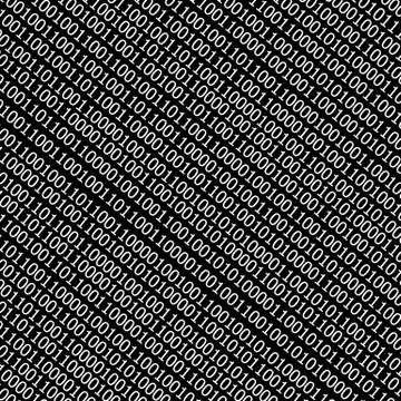 Binary code stream background 스톡 일러스트