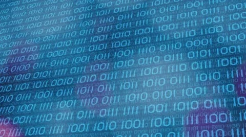 Binary code stream motion graphic Video stock 63868924