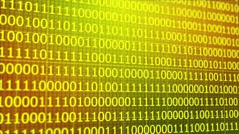 Binary code stream. Technical environment programming, binary code in the f.. Stock Footage 242571187