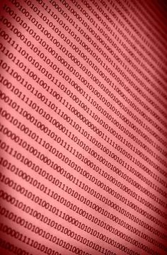 Binary Code Techno Background Stock Photos