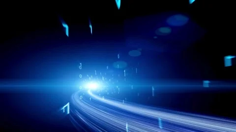 Binary code, Technology background Vídeo Stock 271096861