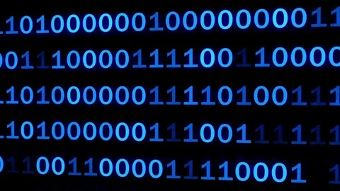 Binary code, Technology background Stock Footage 271096918
