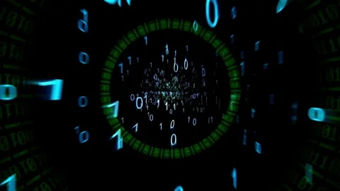 Binary code, Technology background Stock-Footage 271096997