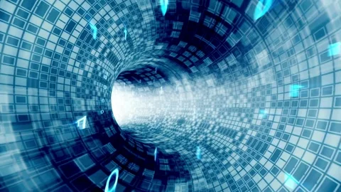Binary code, Technology background Stock Footage 271097303