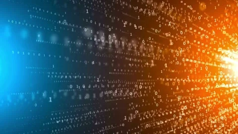 Binary code, Technology background Video stock 271097401