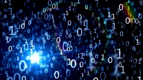 Binary code, Technology background Stock Footage 271097627