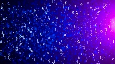 Binary code, Technology background Видео 271097657