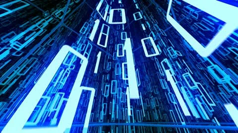 Binary code technology digital data transfer. Database and storage. Stock Footage 21375285