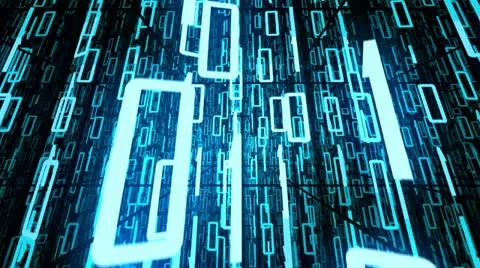 Binary code technology digital data transfer. Database and storage. Stock Footage 21377213