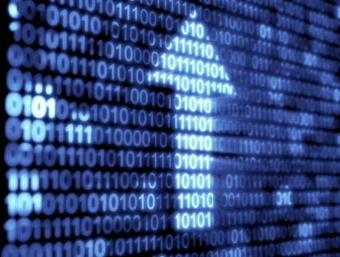 Binary code technology Stock Illustration