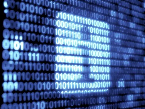 Binary code technology Stock Illustration