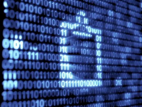 Binary code technology イラスト素材